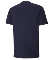 Lot de 2 t-shirts de sport PUMA TeamGoal 23 en coton avec patch logo pour garçon et fille (656709 06, bleu foncé)