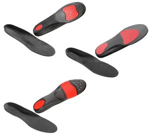 SoleFoot Insoles Hi-Performance Shoe Insoles Black Deluxe Edition Black/Red for everyday wear, work, or sports