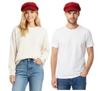 Chapeau Baker Boy en feutre, couvre-chef, casquette d'été, casquette à visière 4604M KL3888 Rouge