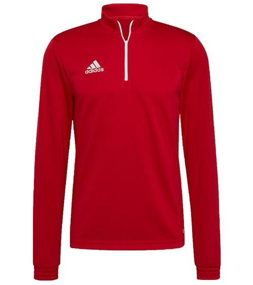 adidas Entrada 22 Half-Zip Men's Training Pullover, Sustainable Sports Shirt with AEROREADY Technology H57556 Red