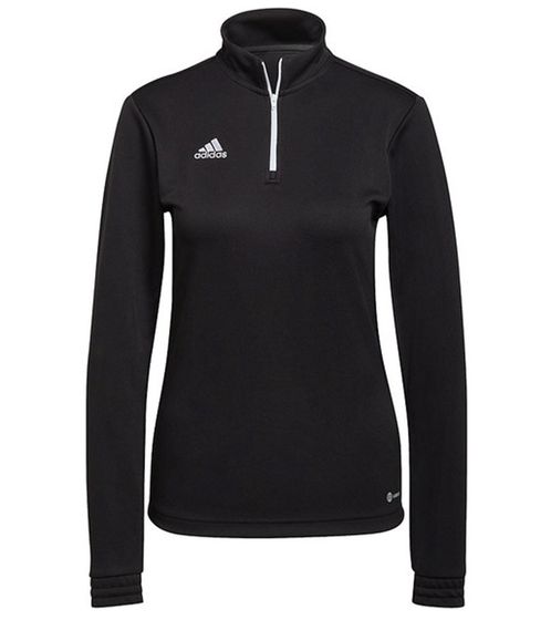 T-shirt d'entraînement adidas Entrada 22 pour femme, technologie AEROREADY, manches longues, noir, H57541