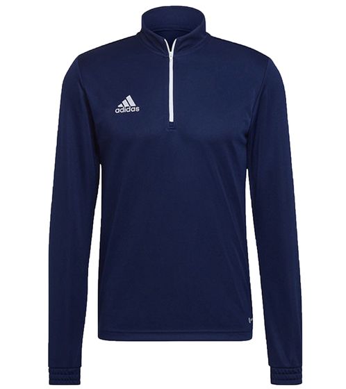 adidas Entrada 22 Half-Zip Men's Training Pullover, Sustainable Sports Shirt with AEROREADY Technology HB5327 Dark Blue