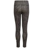 adidas Leggings: Sustainable Training Pants for Girls, Sports Pants with AEROREADY Technology, Animal Print, HL2443 Gray/Black adidas Leggings: Sustainable Training Pants for Girls, Sports Pants with AEROREADY Technology, Animal Print, HL2443 Gray/Black