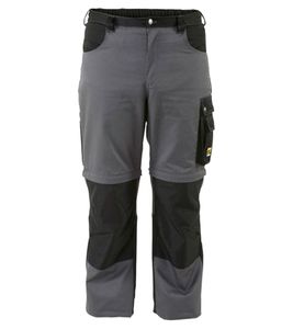 Pantaloni da lavoro da uomo NORTHERN COUNTRY con ginocchia rinforzate, abbigliamento da lavoro, pantaloni fai da te 12746943 Grigio/Nero