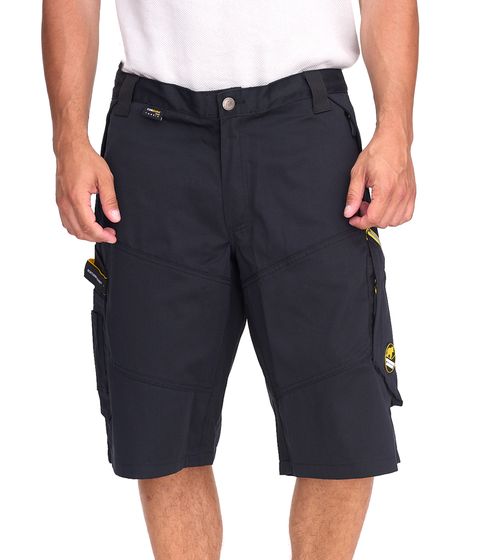 Pantalon de travail durable NORTHERN COUNTRY pour homme avec renforts en Cordura, short de travail, 65321941, noir