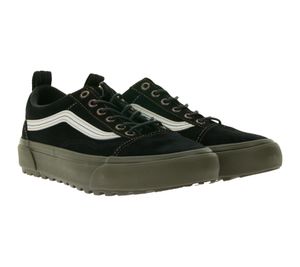 VANS Old Skool Damen Sneaker mit PrimaLoft-Technologie Skater-Schuhe Wildleder-Schuhe VN0A5l12ZF51 Schwarz/Weiß/Braun