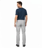 Pantalon de cuisine homme LAFONT Romarin à dos rehaussé, pantalon de travail, 180 g/m², vêtement de travail pour la restauration, 13761409 Blanc/Gris