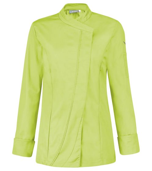 LAFONT Saffron ladies' kitchen jacket with double yoke, work jacket 180 g/m², catering workwear, gastronomy chef's jacket 50741500 Anise Green