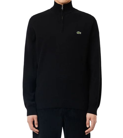 Pull Lacoste en maille classique avec logo brodé, manches longues, AH1980 00 031 Noir