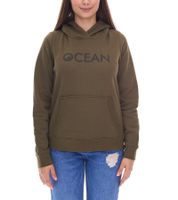 OCEAN SPORTSWEAR Damen 2-Teiliges Set bestehend aus Hoody und Loop-Schal Kapuzen-Pullover Baumwoll-Hoodie 42696662 Grün/Schwarz OCEAN SPORTSWEAR Damen 2-Teiliges Set bestehend aus Hoody und Loop-Schal Kapuzen-Pullover Baumwoll-Hoodie 42696662 Grün/Schwarz