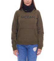 OCEAN SPORTSWEAR Damen 2-Teiliges Set bestehend aus Hoody und Loop-Schal Kapuzen-Pullover Baumwoll-Hoodie 42696662 Grün/Schwarz OCEAN SPORTSWEAR Damen 2-Teiliges Set bestehend aus Hoody und Loop-Schal Kapuzen-Pullover Baumwoll-Hoodie 42696662 Grün/Schwarz