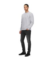 Sudadera Lacoste para hombre con logotipo bordado, jersey básico, jersey moderno de algodón, camisa de manga larga SH9608 00 CCA gris Sudadera Lacoste para hombre con logotipo bordado, jersey básico, jersey moderno de algodón, camisa de manga larga SH9608 00 CCA gris