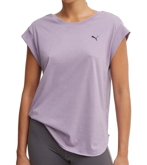 T-shirt da donna PUMA Yoga con schiena bassa e Pilates DryCELL 50460848 Lilla
