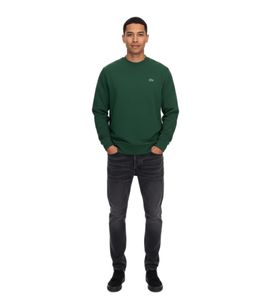 Sudadera Lacoste para hombre con logotipo bordado, jersey básico, jersey moderno de algodón, camisa de manga larga, SH9608 00 132 verde Sudadera Lacoste para hombre con logotipo bordado, jersey básico, jersey moderno de algodón, camisa de manga larga, SH9608 00 132 verde