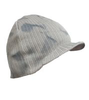 RAMONES Rockband Schirm-Beanie mit Band-Print Strick-Mütze mit Patch Fan-Beanie KC100814RAM Grau