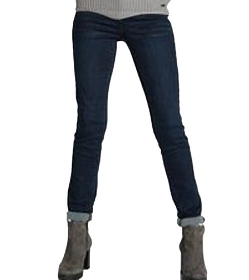 Jean femme ARIZONA : Pantalon tendance en coton à effet thermique, Jean skinny 540928 Bleu marine