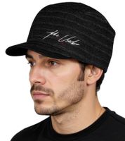 The Used Emo-Band Schirm-Beanie mit Band-Stickerei Strick-Mütze Fan-Beanie KC105565TUD Schwarz