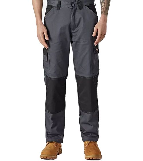 Pantalon de travail Dickies pour homme avec poches multiples, Workwear 26162500 Gris/Noir