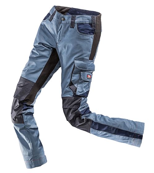 BULLSTAR Worxtar Damen Arbeits-Hose mit zahlreichen Taschen Arbeitskleidung Work-Wear 250 g/qm 13192365 Blau