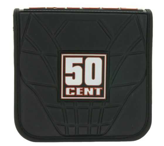 CD-Hülle von dem Sänger "50 Cent" für 24 CD´s Schwarz/Weiß