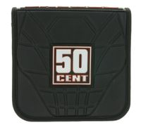 BIOWORLD MERCHANDISING reflective CD case from the band "INSANE CLOWN POSSE" for 24 CDs, blue/black/white/yellow BIOWORLD MERCHANDISING reflective CD case from the band "INSANE CLOWN POSSE" for 24 CDs, blue/black/white/yellow