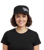 My Chemical Romance Unisex Cap Baumwoll-Cap im millitärischen Schnitt mit leicht gebogenen Schnitt Schwarz/Weiß