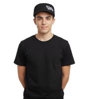 My Chemical Romance Unisex Cap Baumwoll-Cap im millitärischen Schnitt mit leicht gebogenen Schnitt Schwarz/Weiß