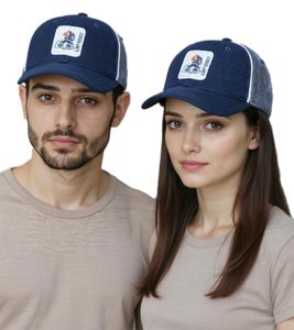 Limp Bizkit Unisex größenverstellbare Base Cap mit atmungsaktiven Mesh-Einsatz Blau/Grau Limp Bizkit Unisex größenverstellbare Base Cap mit atmungsaktiven Mesh-Einsatz Blau/Grau