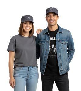 METALLICA Unisex Cap Baumwoll-Cap im millitärischen Schnitt mit gesticktem Logo Kopfbedeckung 2523MET Grau METALLICA Unisex Cap Baumwoll-Cap im millitärischen Schnitt mit gesticktem Logo Kopfbedeckung 2523MET Grau