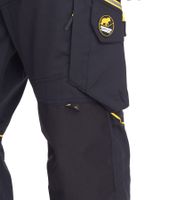 NORTHERN COUNTRY Bundhose Herren Sommer-Arbeitshose Cordura-Verstärkt Berufsbekleidung Heimwerker-Hose 7/8 Hose 78296434 Schwarz