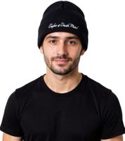 Eagles of Death Metal Unisex Beanie Baumwoll-Mütze im klassischen Schnitt Schwarz/Weiß