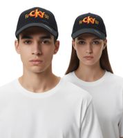 Camp Kill Yourself Unisex Rock-Band Trucker-Cap Baseball-Cap mit „fuCKYou“ Schriftzug Baumwoll-Cap Fan-Mütze 30104CKY Schwarz