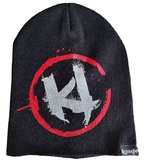 Killer Instinct Beanie kuschelige Gaming-Mütze stylische Strick-Beanie Fan-Artikel KC230307RAR Schwarz