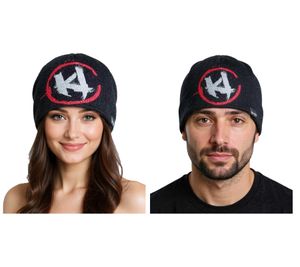Killer Instinct Beanie kuschelige Gaming-Mütze stylische Strick-Beanie Fan-Artikel KC230307RAR Schwarz