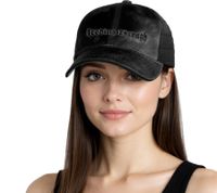 Bleeding Through Unisex Metalcore-Band Trucker-Cap mit atmungsaktiven Mesh-Einsatz Baseball-Cap TC109514BTH Schwarz
