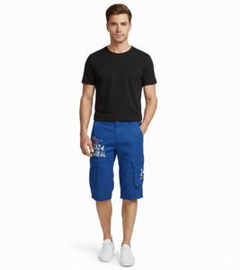 FQ1924 Mael Men's Casual Bermuda Cargo Shorts Cotton Summer Trousers 21900196 181018 Blue FQ1924 Mael Men's Casual Bermuda Cargo Shorts Cotton Summer Trousers 21900196 181018 Blue