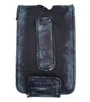 MEGADETH MP3-Player-Hülle Metal-Band Schutz-Case im Damaged-Look Musik-Player iPod-Player 11x7x1,5 cm Schwarz/Blau