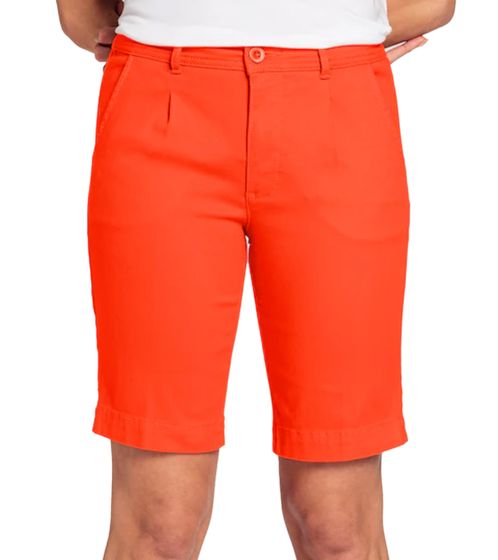 Bermuda in tessuto da donna BOYENS'S, pantaloncini estivi corti in cotone, 65408166, rosso/arancione
