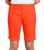 BOYENS´S Damen Stoff-Bermuda kurze Sommer-Hose Baumwoll-Shorts 65408166 Rot/Orange