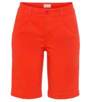 BOYENS´S Damen Stoff-Bermuda kurze Sommer-Hose Baumwoll-Shorts 65408166 Rot/Orange