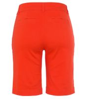 BOYENS´S Damen Stoff-Bermuda kurze Sommer-Hose Baumwoll-Shorts 65408166 Rot/Orange