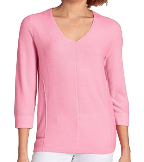 Maglione da donna BOYSENS'S con scollo a V e maniche a 3/4, maglione estivo 73541209 Rosa