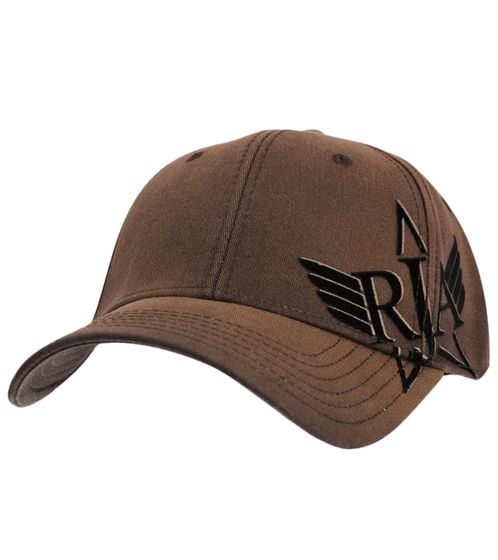 Cappellino trucker unisex della rock band "Red Jumpsuit Apparatus", berretto da baseball con logo RJA Wing TC110825RJA Marrone