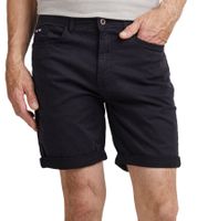 Bermudas casuales FQ1924 Josh para hombre, de algodón con dobladillo, 21900320-ME, color negro