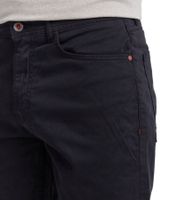 Bermudas casuales FQ1924 Josh para hombre, de algodón con dobladillo, 21900320-ME, color negro
