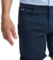 FQ1924 Josh Herren Freizeit-Bermuda Shorts Baumwoll-Hose mit Krempelsaum kurze Hose 21900320 193923 Navy