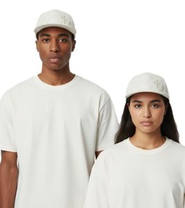 2PAC Snapback-Cap mit Stickmuster & Kreuz-Emblem Limited Streetwear Edition TC108767TUP3 Creme-Weiß 2PAC Snapback-Cap mit Stickmuster & Kreuz-Emblem Limited Streetwear Edition TC108767TUP3 Creme-Weiß