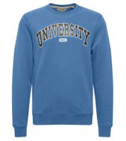 Sudadera de algodón Davin de 11 PROJECT para hombre con estampado "UNIVERSITY" en la parte delantera, 20715943, 194039, azul