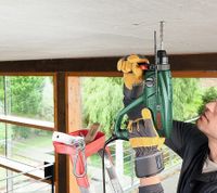 BOSCH 550W PBH 2100 SRE Hammer Drill with SDS Adapter Chuck, Impact Hammer Drill in a Case, Drill, Chisel Hammer, Hand Tool