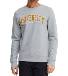 Maglione da uomo 11 PROJECT Davin con stampa frontale UNIVERSITY, felpa in cotone, 20715943 200274 Grigio